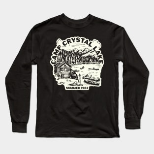 Camp Crystal Lake Summer '82 (on dark) Long Sleeve T-Shirt